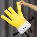 Miniatyrbilde 4 av 4: Plush Leek Leke - Myk og Søt Plushie - Bursdagsgave, Påskefyll for Barn - (YJD) Yellow