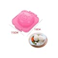 Miniatyrbilde 2 av 4: Et kvalitetsprodukt - 6 stk. plastikk eggformer, eggkokingsformer for koking av egg, sushirisform, bento-maker, pose til pose [YJD][YJD]