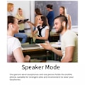 Miniatyrbillede 4 af 5: Multilingvisk Oversætter Øretelefoner Trådløse Bluetooth Oversætter Øretelefoner 144 Sprog, Bluetooth 5.3, Lang Batterilevetid - B11 Modely  (YJD) Black