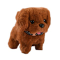 Miniatyrbild 1 av 5: Elektronisk Robot Hund Gående Barkande Svansviftande Valp Plush Leksak Barnpresenter, 100% Ny_v (YJD) brown