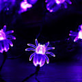 Miniatyrbilde 5 av 5: 2PAK 40 LED Lilla Edderkopp Lyslenker med Timerfunksjon - 14ft Batteridrevne Halloween Lyslenker for Halloweenfestdekor, Halloween Dekor (YJD)