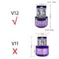 Miniatyrbilde 3 av 5: 2 vaskbare HEPA-filtre for Dyson V12 Detect Slim Absolute Clean (kk)