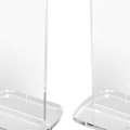 Miniatyrbillede 3 af 5: 2 Stykker Boksehandsker Display Rack Akryl Handsker Holder Holdbart Fighting Showcase for[YJD] clear