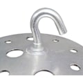 Pikkukuva 4 / 5: Metallinen pyöreä pohjalevy kattokoukku 90mm raskaan käytön kattokruunukoukku, 2 kpl [YJD]
