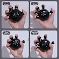 Miniatyrbild 3 av 5: Handgreppstränare Finger Tränare Justerbart Motstånd Handbollar Grippers Tränare för Hemmagym - Yvan[YJD] Black