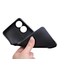 Miniatyrbilde 3 av 4: For TCL 40 Nxtpaper Deksel Myk Matt Finish TPU Svart Telefondeksel (Presise Linseutskjæringer)[HK]