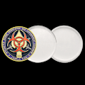 Miniatyrbillede 5 af 5: Zombie Challenge Coin Biokemisk Krise Markører Mindemedalje Skyd Hoved Badge Souvenir Gave Desktop Metal Ornament(YJD) 1pc