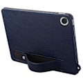 Miniatyrbillede 2 af 5: Til Samsung Galaxy Tab A9 X110 X115 Etui Håndrem Støtteben Læder Tablet Cover - Grå[HK] Multicolor Blue
