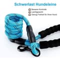 Miniatyrbild 2 av 4: Hundkoppel - Ej specificerat - 1,5m - Slitstark Nylon - Vadderat Handtag - Reflex (YJD)