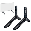 Miniatyrbillede 1 af 4: Universal TV-fodbasebeslag til 32-65 tommer Samsung Vizio Sony LCD TV Ikke til LG TV Sort TV-konsolbord [kk]