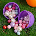 Miniatyrbilde 5 av 5: 10/50 stk. Plast Påskeegg Fyllbare Plast Egg Leketøy til Barn Fargerik Gave Emballasje Boks Påskefest Jakt Spill DIY Håndverksutstyr (YJD) Random Color A 20PCS