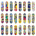 1 st Söta Barn Mini Fingerboard Skate Boarding Gåvor Leksak för Fest [YJD] Random 1pc