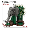 Miniatyrbillede 2 af 3: Brainrot AI Tung Tung Tung Sahur Byggeklodser Tralalero Tralala Action Legetøjsfigurer[YJD] E