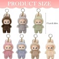 Miniatyrbilde 3 av 4: pc POP MART LABUBU The Monsters Spennende Macaron Plysjdukker Figur Leker Blindbokser (Farge Tilfeldig) 1[YJD] Single pack 1