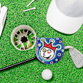 Miniatyrbillede 5 af 5: Golf Putter Headcover Vandtæt Klovnedesign Golfkølle Sjove Covers Halvcirkel PU Kort Hals Golfkølle Headcovers Tilbehør Til[YJD] White