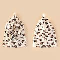 Miniatyrbillede 4 af 5: Efterårs- og vinterkæledyrs leopardprint hat sjov spoof hat julehat hvalpehat kæledyrshovedbeklædning transformationshat[YJD] Leopard color