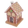 Lysende Peberkagehus Julefigurer Peberkagehus Figur [YJD] Brown 13.5x10.5cm