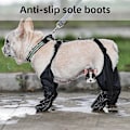 Miniatyrbild 4 av 4: Vinterhundskor Anti-halk, Vattentäta Hundskor Med Extra Rem, Hundskor Med Robust Gummisula, Anti-fall Hund Vandringskängor