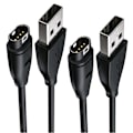 Miniatyrbilde 1 av 4: Garmin Klokke Lader Hurtiglader Universal 2 Stk Svart[YJD] 2 Pcs Black