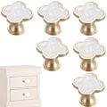 Miniatyrbilde 1 av 5: Clover-knapper Firekløverhåndtak 6 stk 6 stk [kk] 6pcs 6pcs