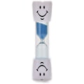 Miniatyrbillede 2 af 5: 3-pak børne tandbørste timer, 2 minutters smiley timeglas, timeglas [kk]