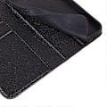 Miniatyrbilde 5 av 5: For Honor Magic7 Lite 5G/ X9c 5G Deksel Kryss Tekstur Lær Telefondeksel Skjult Magnetisk[HK] Black