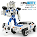 Miniatyrbillede 2 af 5: Dreng Legering Transformation Voltron Speedbåd Transformation Legetøjsbil Robot Model[YJD] SUV