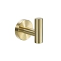 Miniatyrbillede 1 af 5: 3 stk. Guld Enkelt Krog Væghængt Transparent Krog Taske Badeværelse Brusebad Udendørs Køkken Kop Holder Hængende C