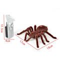 Miniatyrbild 5 av 5: Barnpresent Fjärrkontroll Läskig Krypande Mjuk Plysch Spindel Infraröd RC Tarantula Leksak[HK]