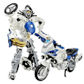 Miniatyrbillede 1 af 5: Dreng Legering Transformation Voltron Speedbåd Transformation Legetøjsbil Robot Model[YJD] motorcycle