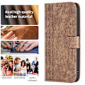 Miniatyrbilde 4 av 5: For Samsung Galaxy A23 4G/A23 5G (Global Version)/M23 5G/M13 4G/F23 5G Telefonveske Lommebok Mønster Sta[HK] Brown Style C Samsung Galaxy A23 4G