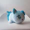 Miniatyrbild 2 av 3: Meemeows Food Aphmau Katt Plyschleksaker Stoppade Mjuka Dockor Barn Julklapp Födelsedagspresent 25cm mermaid