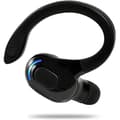 Mono Bluetooth Headset - 1 stycke - Öronkrok - Brusreducerande mikrofon - 20h batteritid - Svart