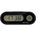 Bilklocka. Digital bilklocka med termometer. Minibilklocka (digital bilklocka med termometer)