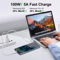 Miniatyrbild 4 av 7: 2-pack USB C till USB C-kabel 2 m, USB C-kabel snabbladdning USB Type C