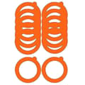 12-pack silikonbytespackning, lufttäta gummiringar för Mason Jar-lock, läckagesäker burk