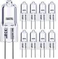 10-pack - G4 Halogenlampor / Glödlampor - Varmvit - Halogen Varmvit Varmvit Varmvit 10W (10-pack) 10W (10-Pack)