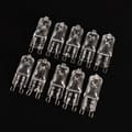 10X G9 Halogen Varmvit Kontorskapsellampa 25W 23