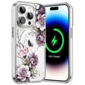 Etui til iPhone 16 Pro TPU+PC telefoncover kompatibelt med MagSafe