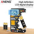 Miniatyrbild 3 av 5: ANENG BT189 Digital Batteritestare LCD-Display AA AAA 9V 1.5V 3V Knappcellsbatteri Kapacitetskontroll Lastanalysator