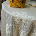 Miniatyrbild 3 av 4: Bordsduk Pastoral Spets Polyester Rektangulär Duk Höst Jul Tvättbar Bordsöverdrag För Bröllopsfest Evenemang Bankett Kök Hem Picknick Inomhus