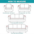 Miniatyrbild 2 av 5: Stretch Sofföverdrag 4-sits Universal Tryckt Sofföverdrag 1-delad Fåtölj Loveseat Sofföverdrag Möbelskydd