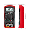 Miniatyrbild 5 av 5: ANENG AN8205C Digital Multimeter AC DC Amperemeter Volt Ohm Testare Multimetro Med Termoelement LCD Bakgrundsbelysning