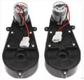 Elektriska åkfordon 12V DC-motor med växellåda för elbil