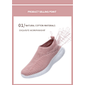 Miniatyrbild 4 av 5: SLIP-ON ERGONOMISKA UTOMHUSSNEAKERS I MESH FÖR DAM