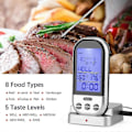 Miniatyrbild 4 av 5: Trådlös Kötttermometer för Stek/Grill, Extern Xxl-Display, 8 Köttsorter (Kötttermometer W