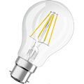 Miniatyrbild 2 av 2: Set med 3 Standard LED Filamentlampor - B22 Sockel - 8 W Motsvarande 60 W - Varmvit 2700K