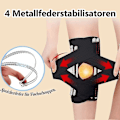 Miniatyrbild 2 av 5: XL Knästöd med Sidostabilisator för Knäsmärta Meniskskada Artrit Skada Återhämtning Justerbar
