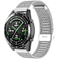 Miniatyrbild 3 av 3: Snabbfäste Klockarmband. Mesh Vävda Metall Klockarmband Spänne För Män Och