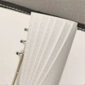 Miniatyrbild 4 av 5: A5 Refillpapper, 3-pack Refillpapper, Rutat, 6 Håls Refill Blankt Papper, Pärmfyllnadspapper 135 Ark 270 Sidor för 6-Rings Portfolio, A5
